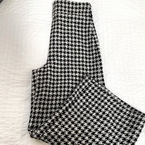 Zara Houndstooth Culotte Pants
